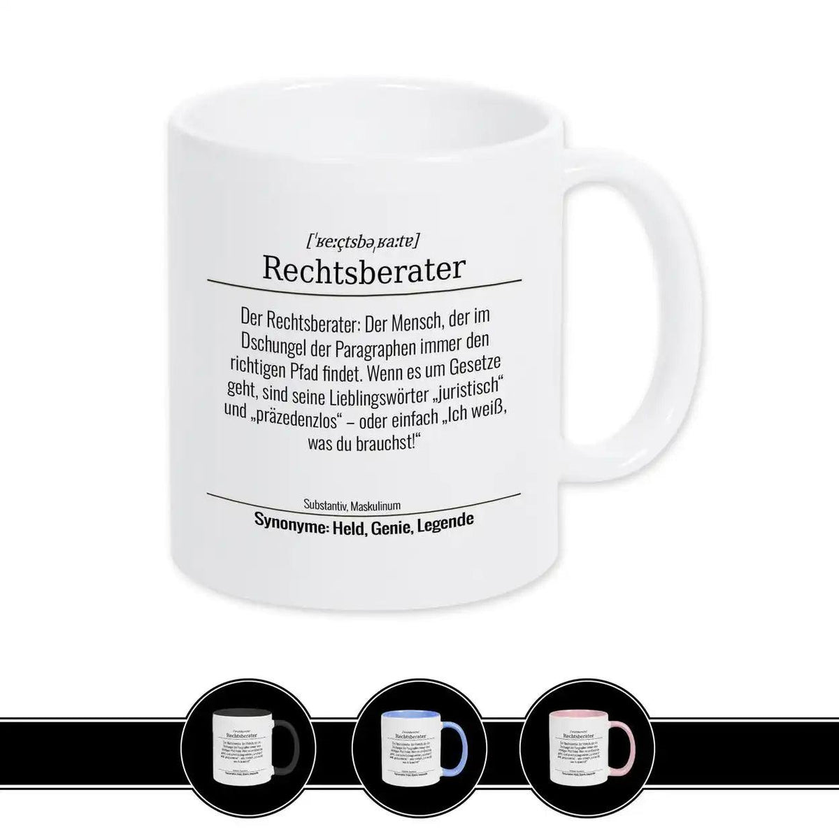 Tasse für Rechtsberater - Druckerino