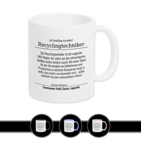 Tasse für Recyclingtechniker - Druckerino