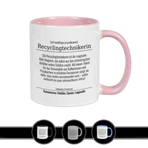 Tasse für Recyclingtechnikerin - Druckerino