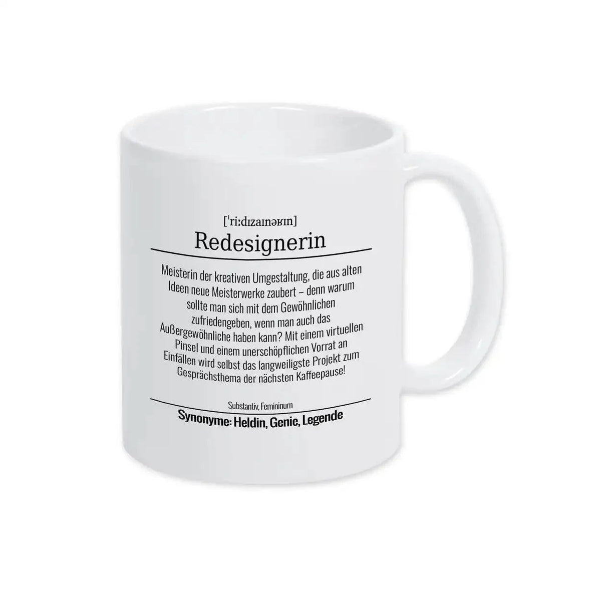 Tasse für Redesignerin - Druckerino