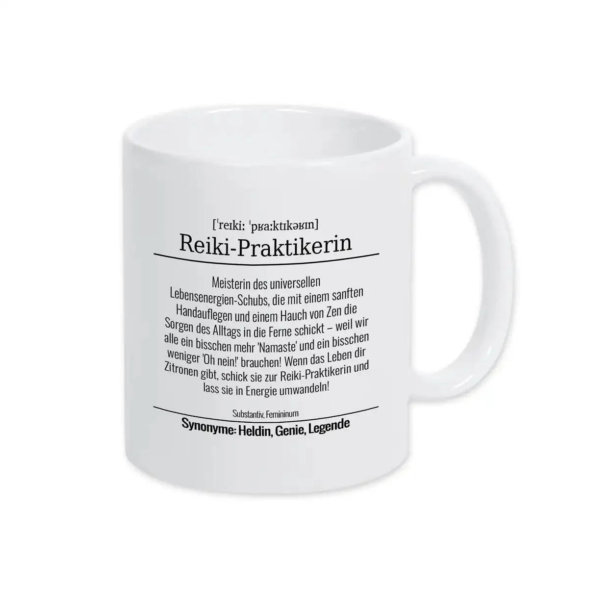 Tasse für Reiki-Praktikerin - Druckerino