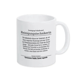 Tasse für Reinigungstechnikerin - Druckerino