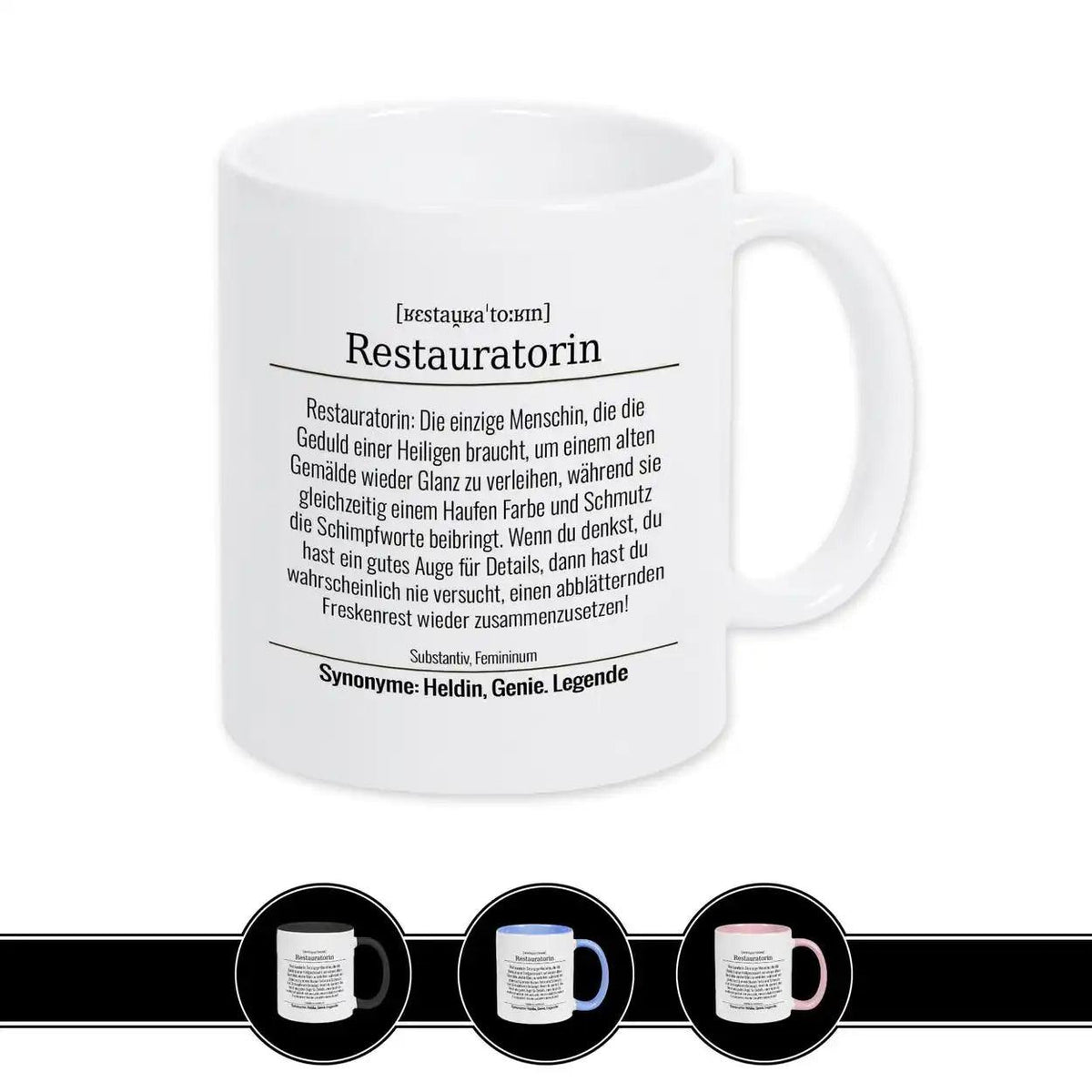 Tasse für Restauratorin - Druckerino