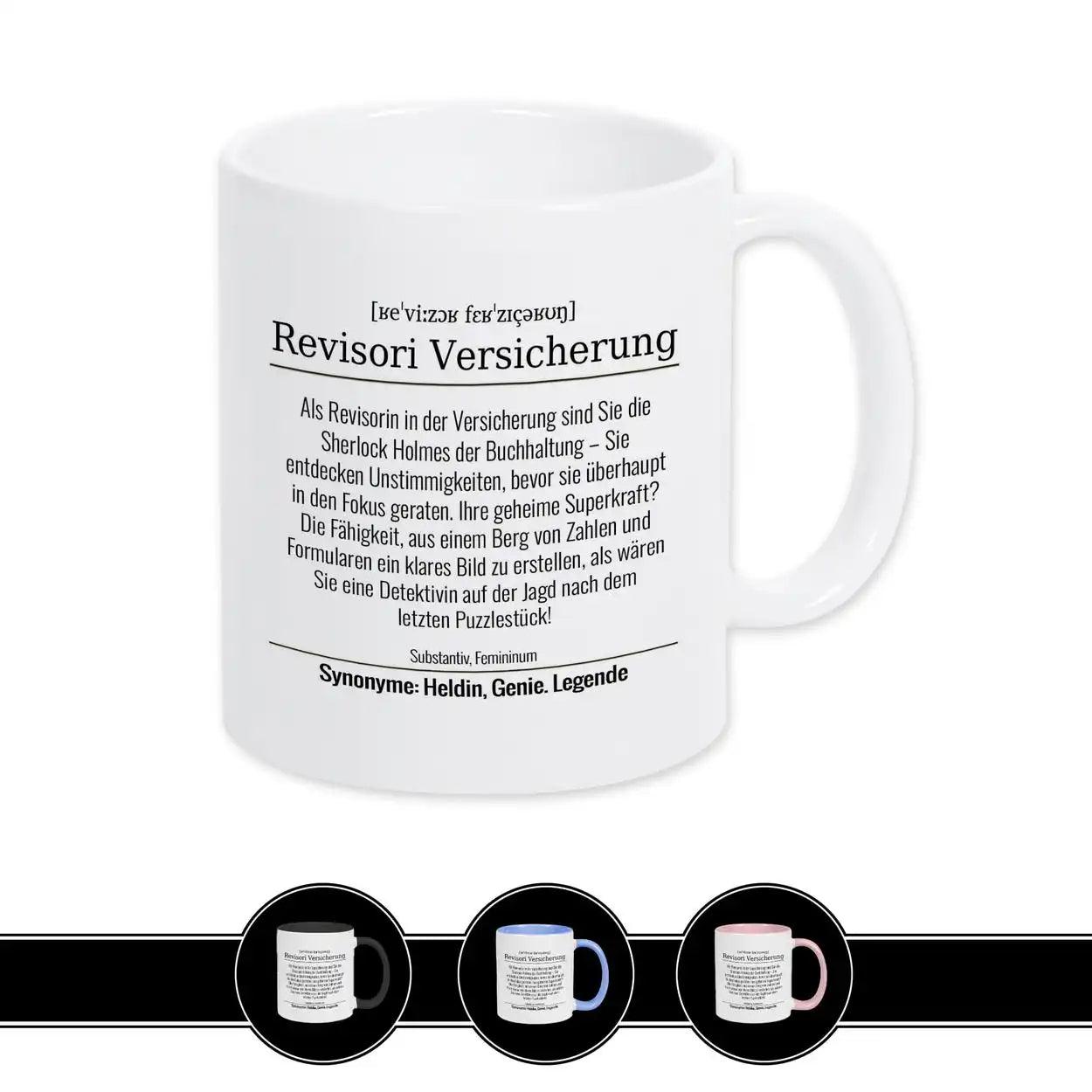 Tasse für Revisori Versicherung - Druckerino