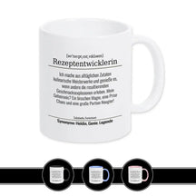 Tasse für Rezeptentwicklerin - Druckerino