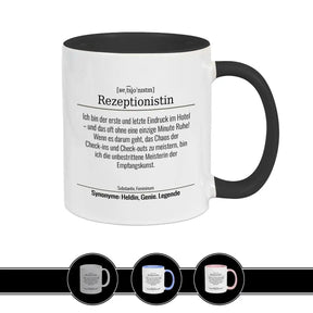 Tasse für Rezeptionistin - Druckerino