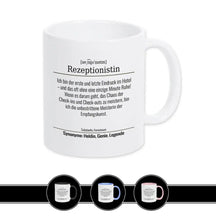 Tasse für Rezeptionistin - Druckerino
