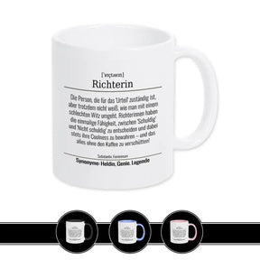 Tasse für Richterin - Druckerino
