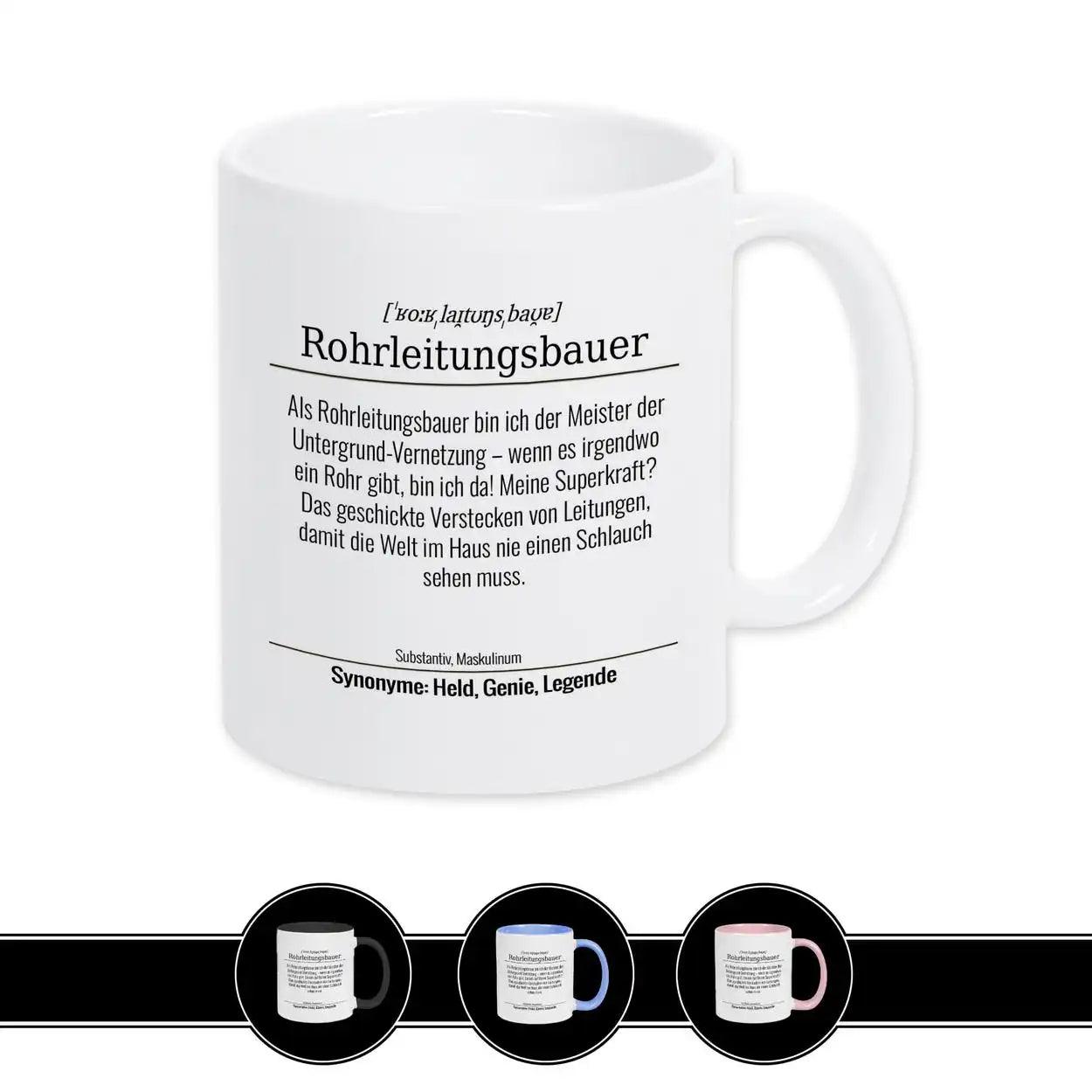 Tasse für Rohrleitungsbauer - Druckerino