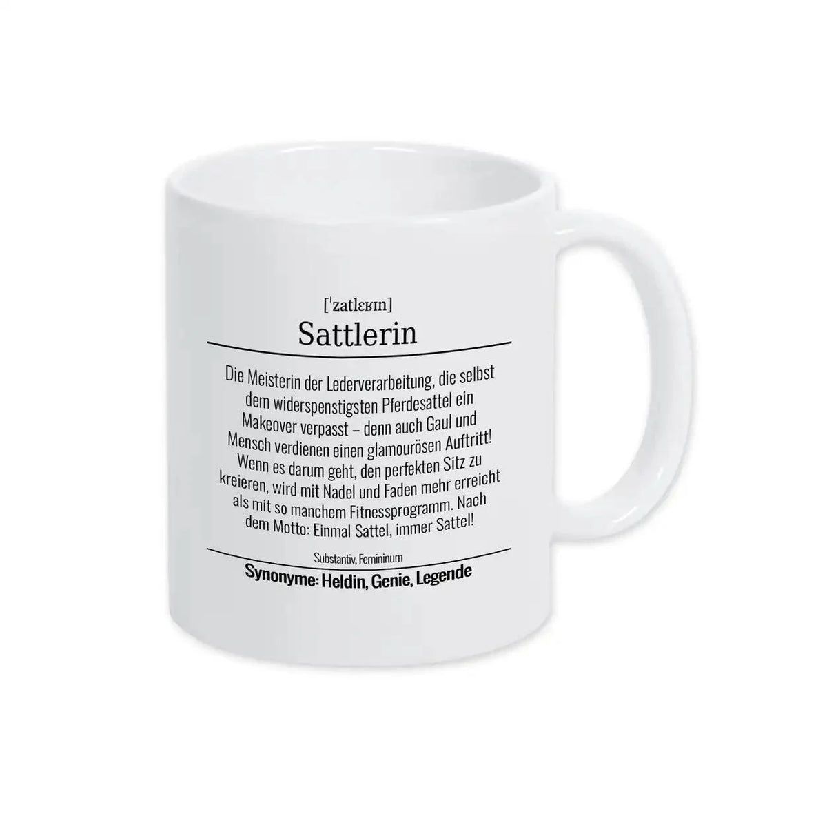 Tasse für Sattlerin - Druckerino