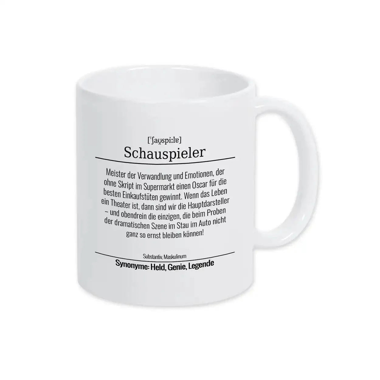 Tasse für Schauspieler - Druckerino