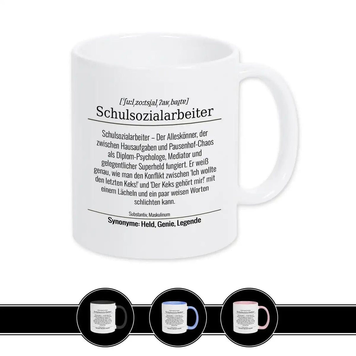 Tasse für Schulsozialarbeiter - Druckerino