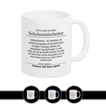 Tasse für Schulsozialarbeiter - Druckerino