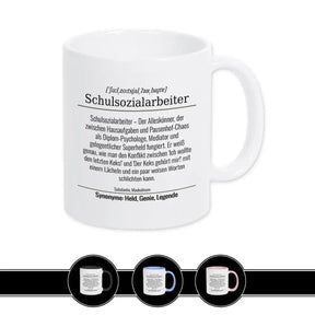 Tasse für Schulsozialarbeiter - Druckerino