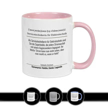 Tasse für Servicetechnikerin für Elektrotechnik - Druckerino