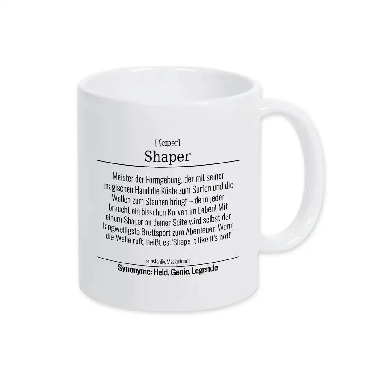 Tasse für Shaper - Druckerino