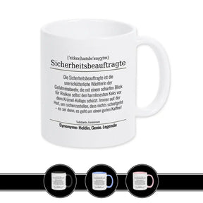 Tasse für Sicherheitsbeauftragte - Druckerino