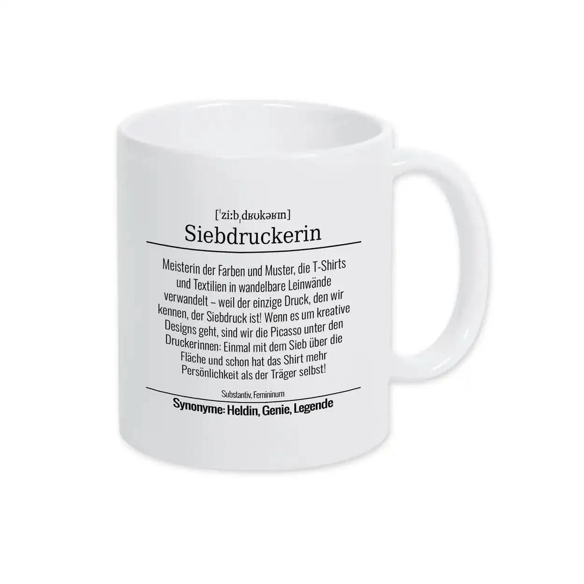 Tasse für Siebdruckerin - Druckerino