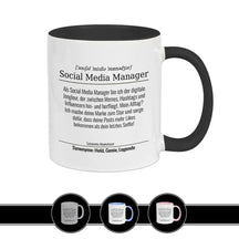 Tasse für Social Media Manager - Druckerino