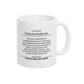 Tasse für Solartechnikerin - Druckerino