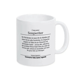 Tasse für Songwriter - Druckerino
