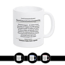 Tasse für Sortimentsmanagerin - Druckerino