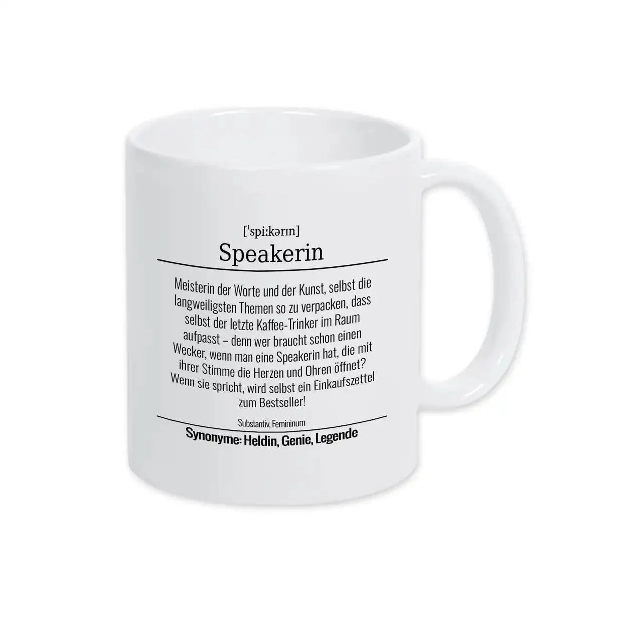 Tasse für Speakerin - Druckerino