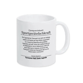 Tasse für Sportgerätefachkraft - Druckerino