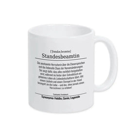 Tasse für Standesbeamtin - Druckerino