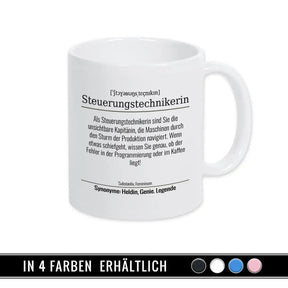 Tasse für Steuerungstechnikerin - Druckerino