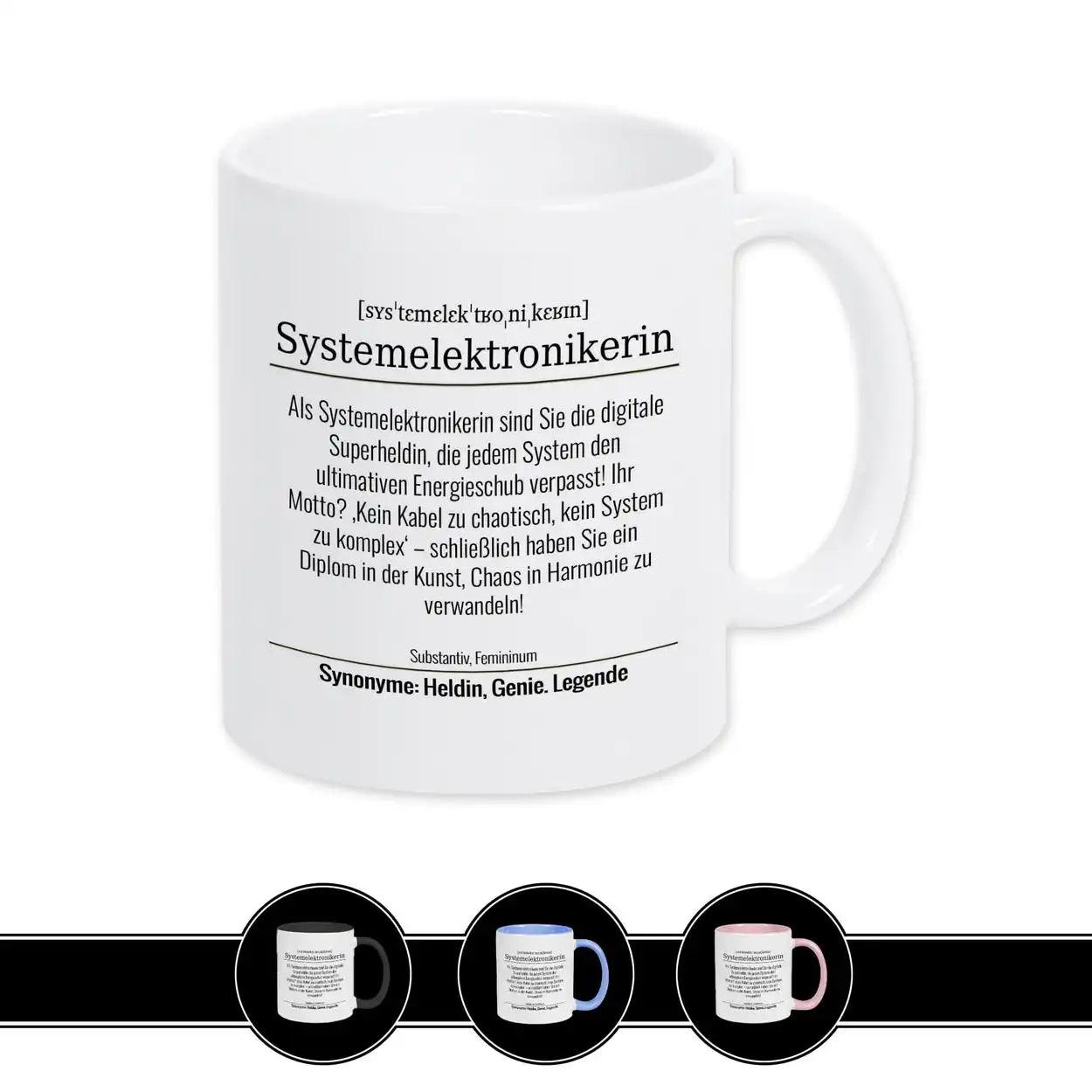Tasse für Systemelektronikerin - Druckerino