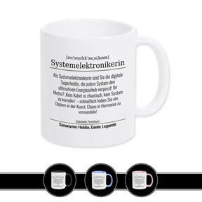 Tasse für Systemelektronikerin - Druckerino