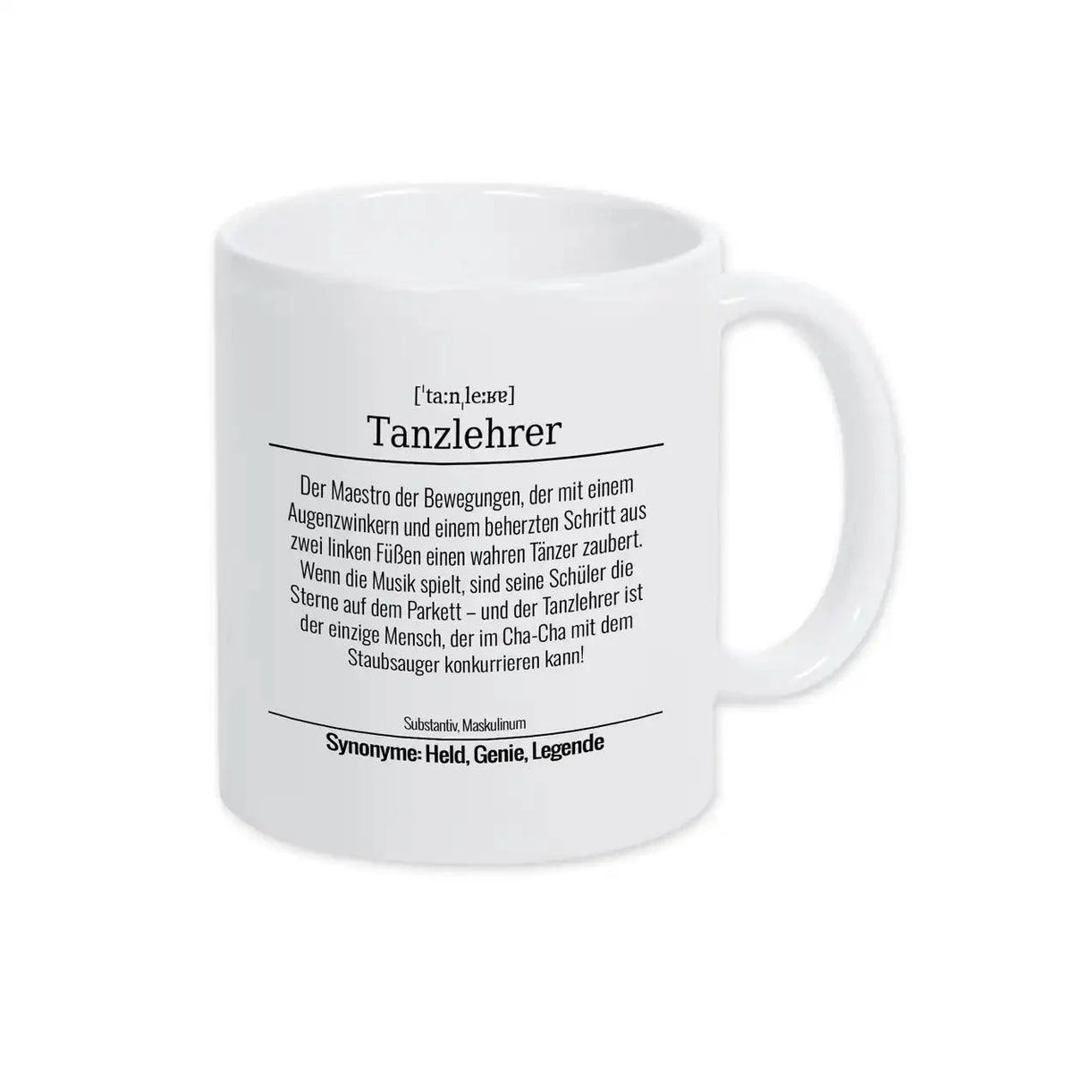 Tasse für Tanzlehrer - Druckerino