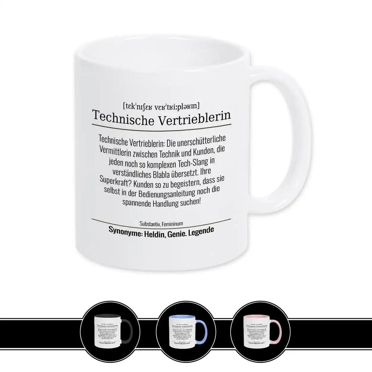 Tasse für Technische Vertrieblerin - Druckerino