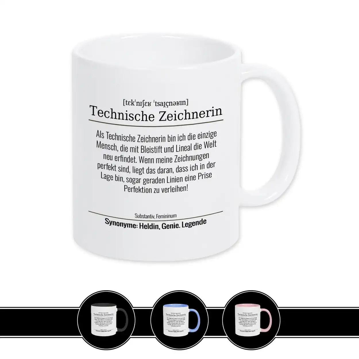 Tasse für Technische Zeichnerin - Druckerino
