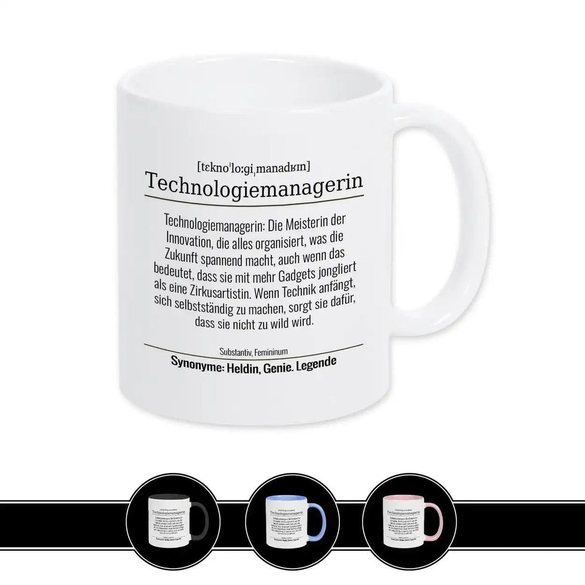 Tasse für Technologiemanagerin - Druckerino