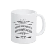 Tasse für Tennislehrerin - Druckerino