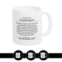 Tasse für Textildesigner - Druckerino