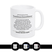 Tasse für Textilmaschinenführer - Druckerino