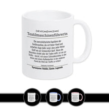 Tasse für Textilmaschinenführerin - Druckerino