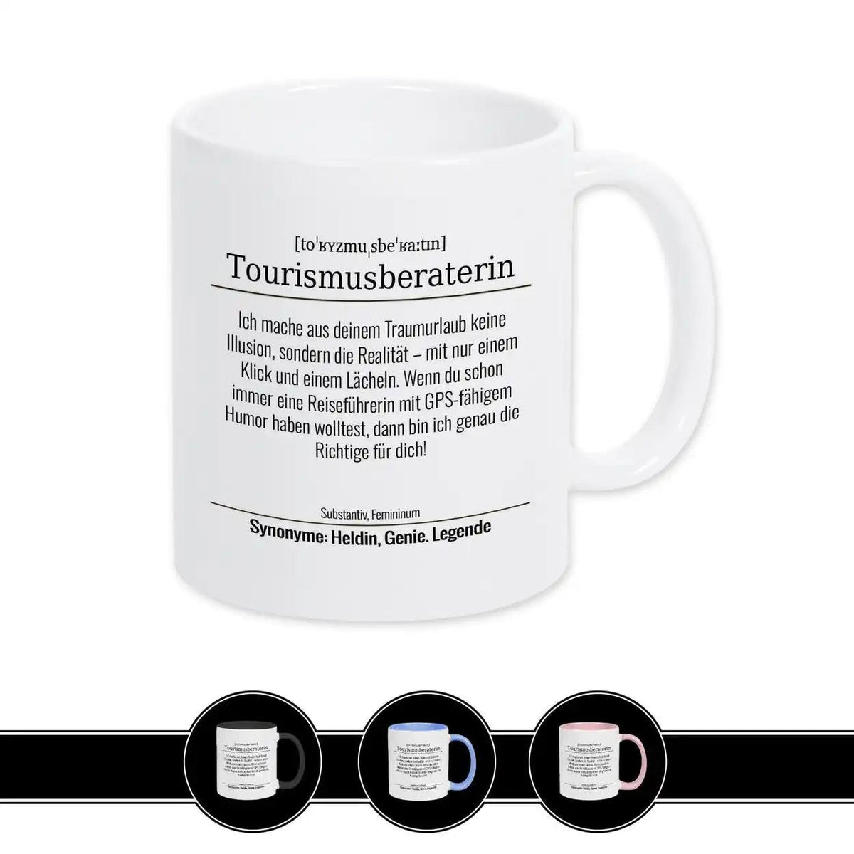 Tasse für Tourismusberaterin - Druckerino