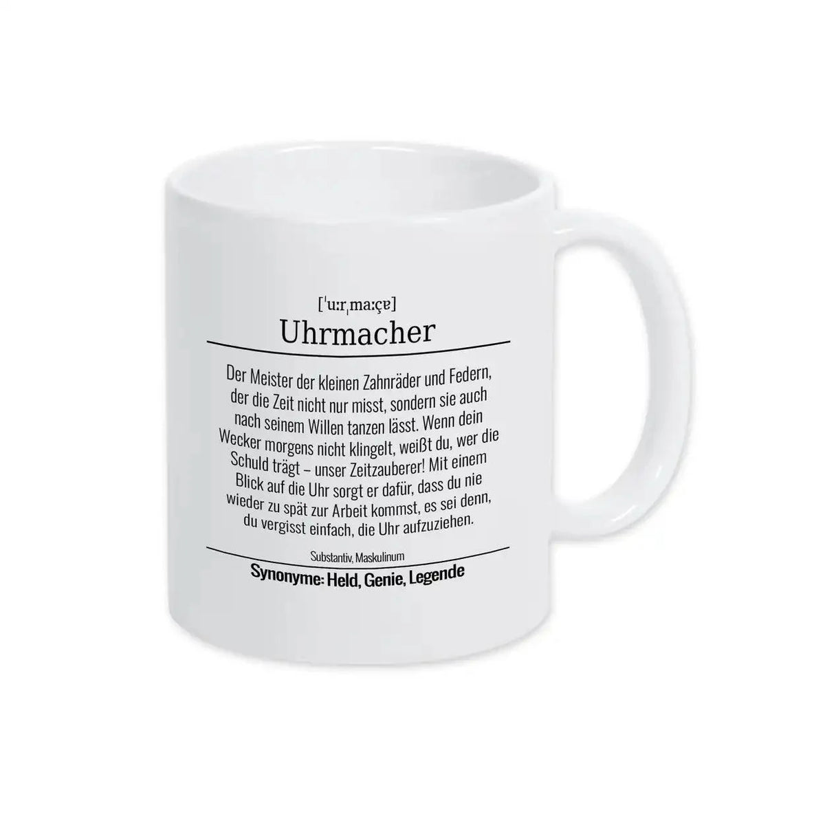 Tasse für Uhrmacher - Druckerino
