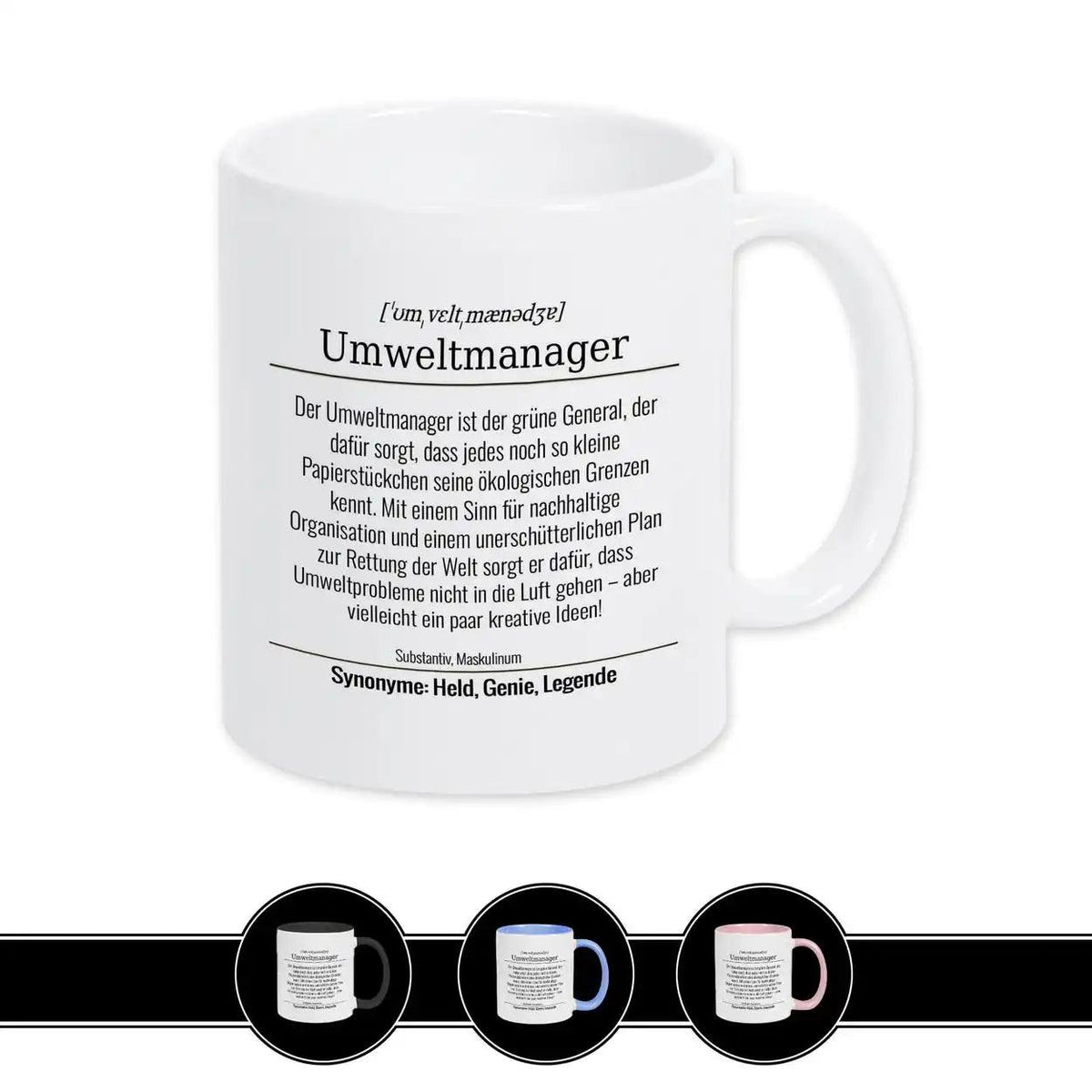 Tasse für Umweltmanager - Druckerino