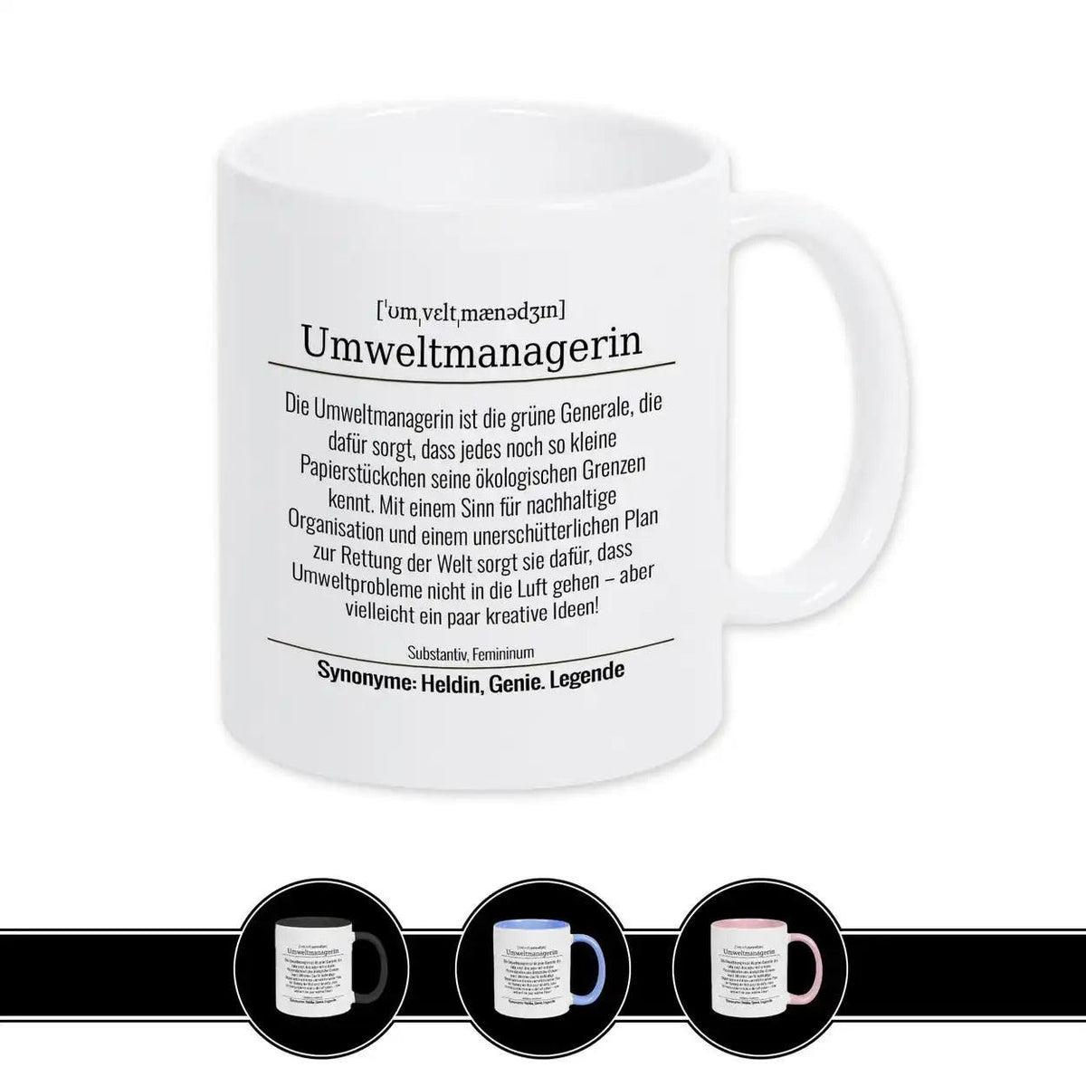 Tasse für Umweltmanagerin - Druckerino