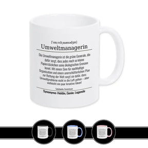 Tasse für Umweltmanagerin - Druckerino