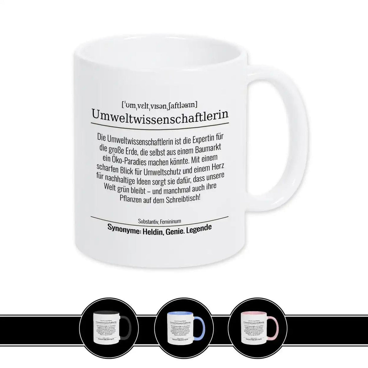 Tasse für Umweltwissenschaftlerin - Druckerino