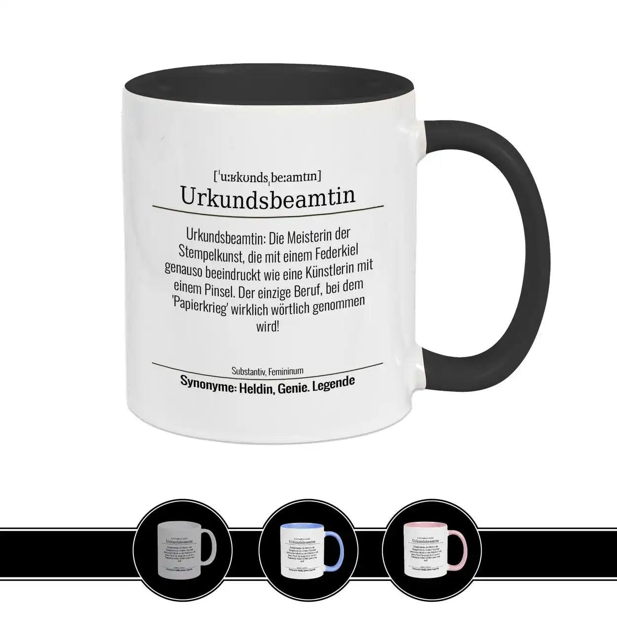 Tasse für Urkundsbeamtin - Druckerino