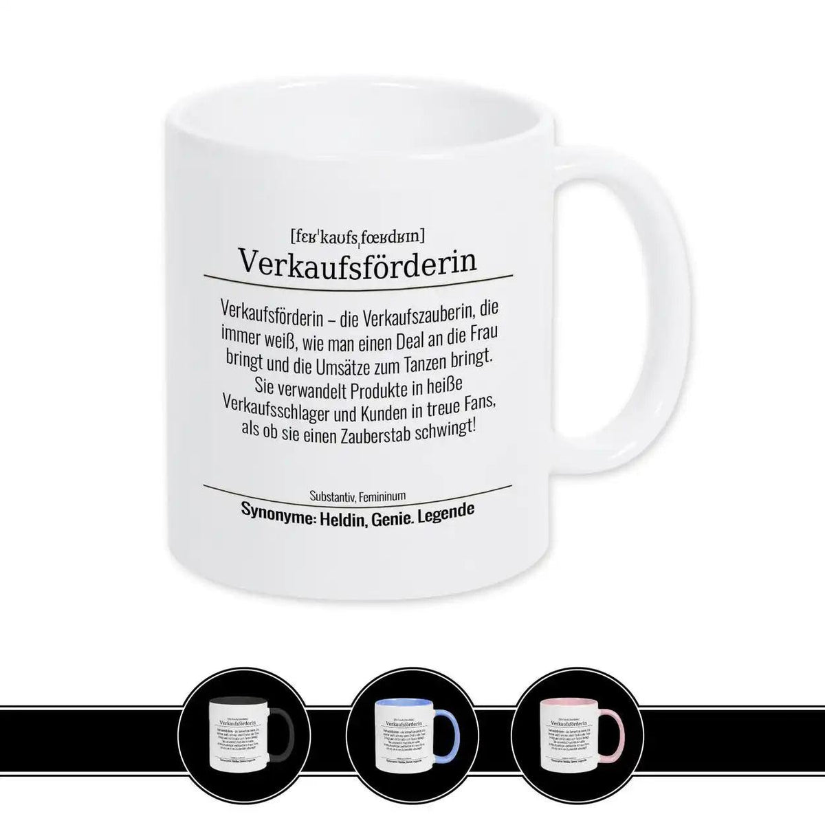 Tasse für Verkaufsförderin - Druckerino