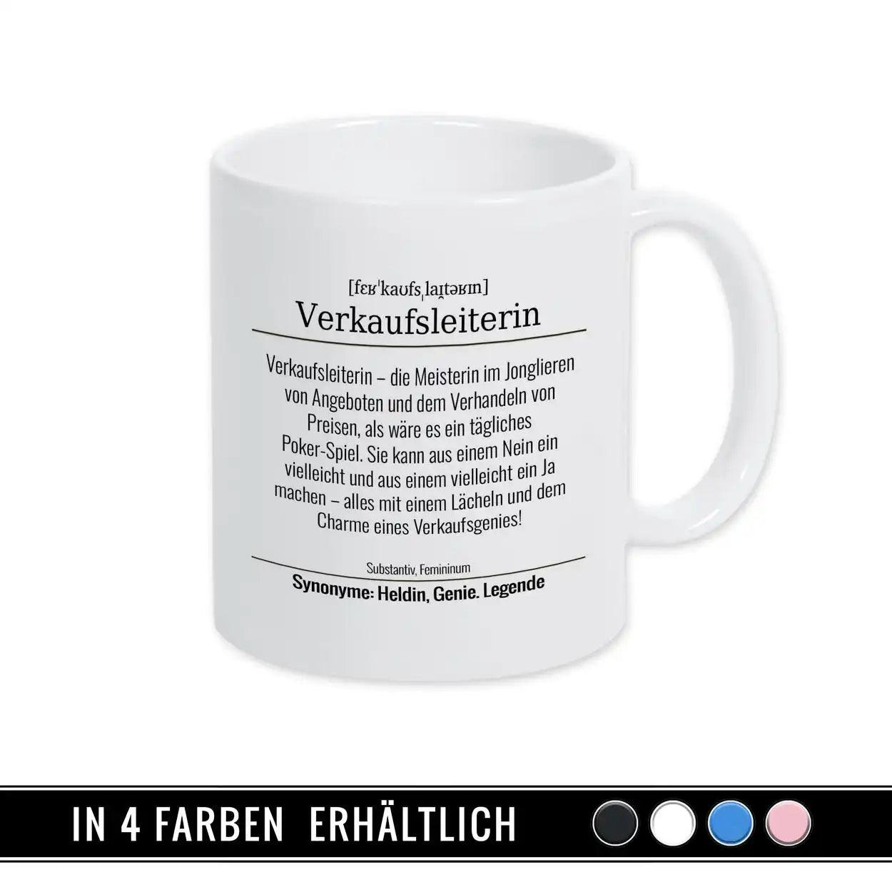 Tasse für Verkaufsleiterin - Druckerino