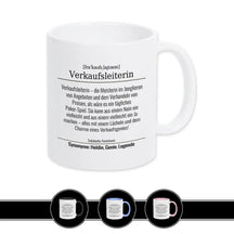 Tasse für Verkaufsleiterin - Druckerino